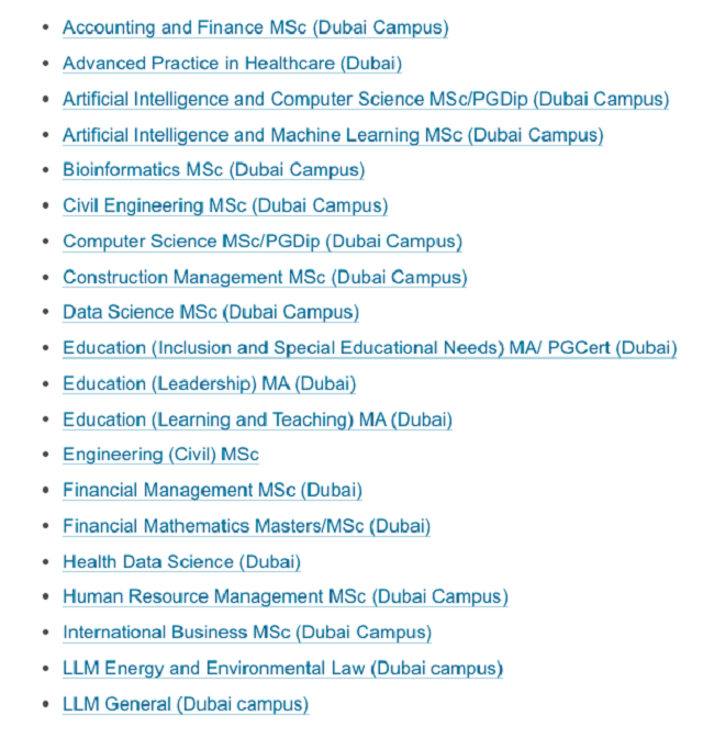 英国伯明翰大学迪拜校区开设课程3.png